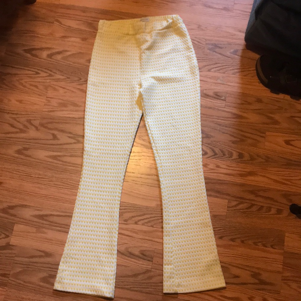 Yellow Urban Outfitter checkered pants- brand new!